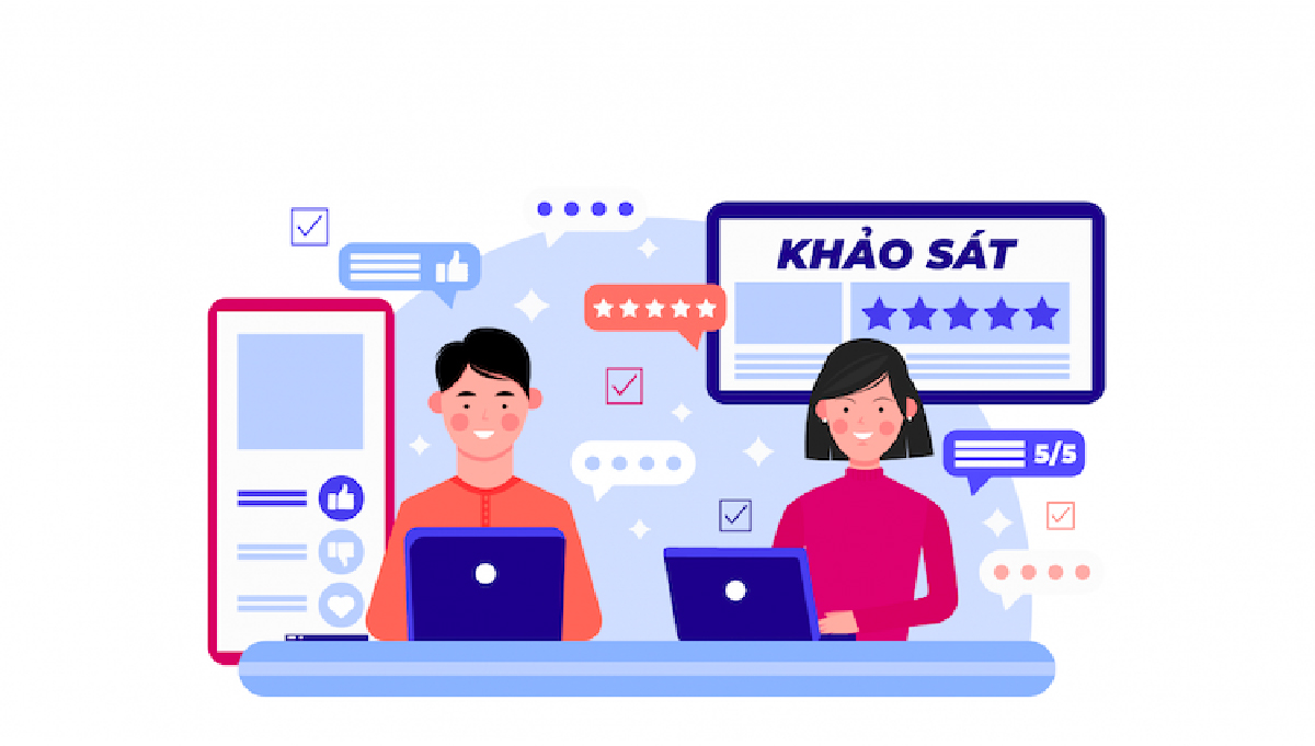 Phương pháp tìm kiếm insight của khách hàng bằng cách thực hiện các cuộc khảo sát